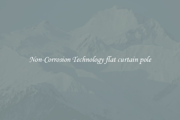 Non-Corrosion Technology flat curtain pole