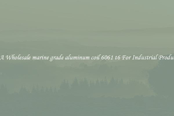 Get A Wholesale marine grade aluminum coil 6061 t6 For Industrial Production