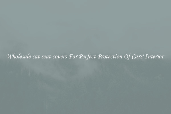 Wholesale cat seat covers For Perfect Protection Of Cars' Interior 