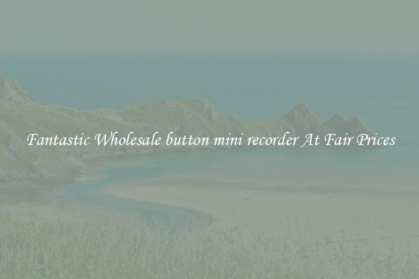 Fantastic Wholesale button mini recorder At Fair Prices