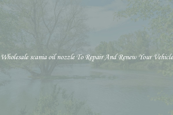 Wholesale scania oil nozzle To Repair And Renew Your Vehicle
