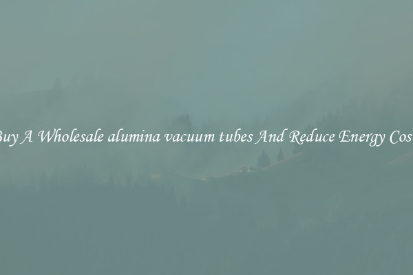 Buy A Wholesale alumina vacuum tubes And Reduce Energy Costs
