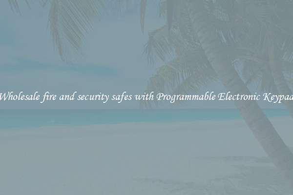 Wholesale fire and security safes with Programmable Electronic Keypad 