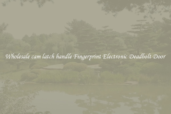 Wholesale cam latch handle Fingerprint Electronic Deadbolt Door 